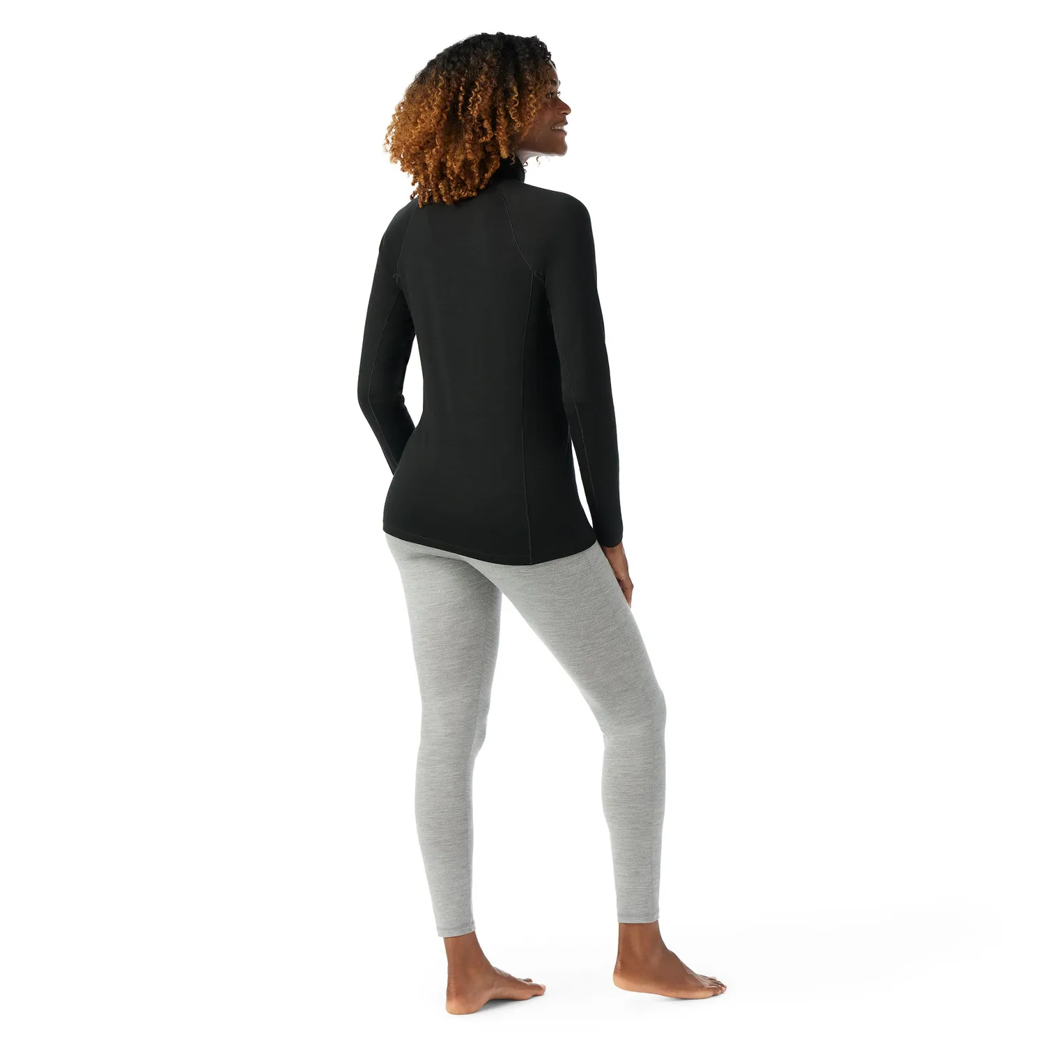 Smartwool Classic All-Season 1/4 Zip ulltrøye svart