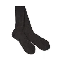 London Sock Company Simply Merino sokker merinoull ribbestrikk