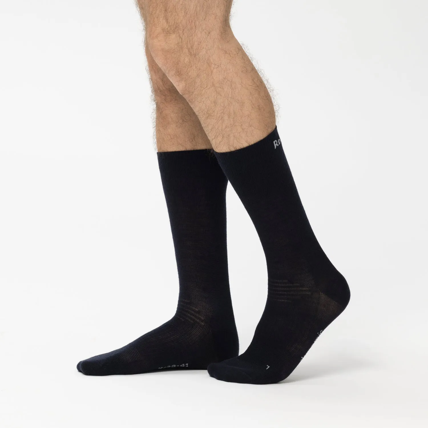 Rohner Dynamic Merino l/r tursokker navy 39-41