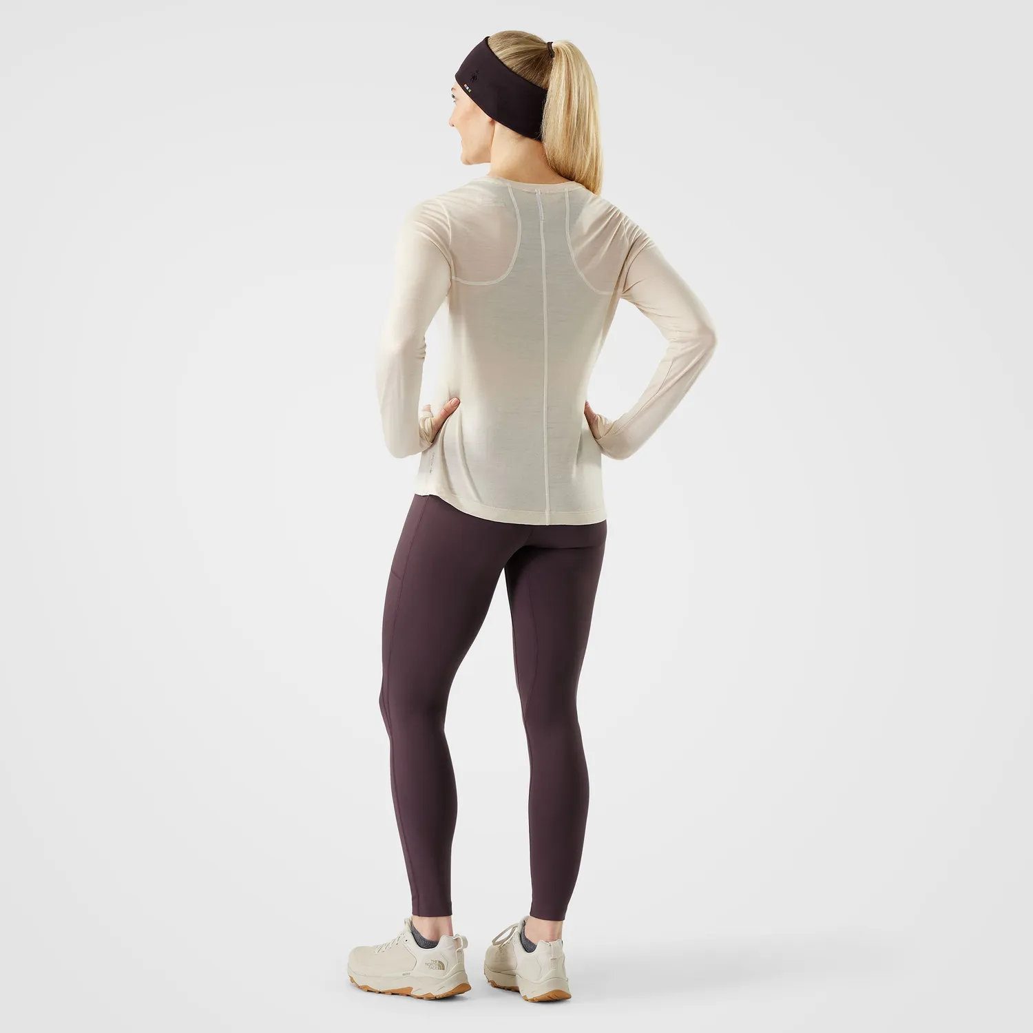 Smartwool Active Long Sleeve treningsgenser Almond merinoull