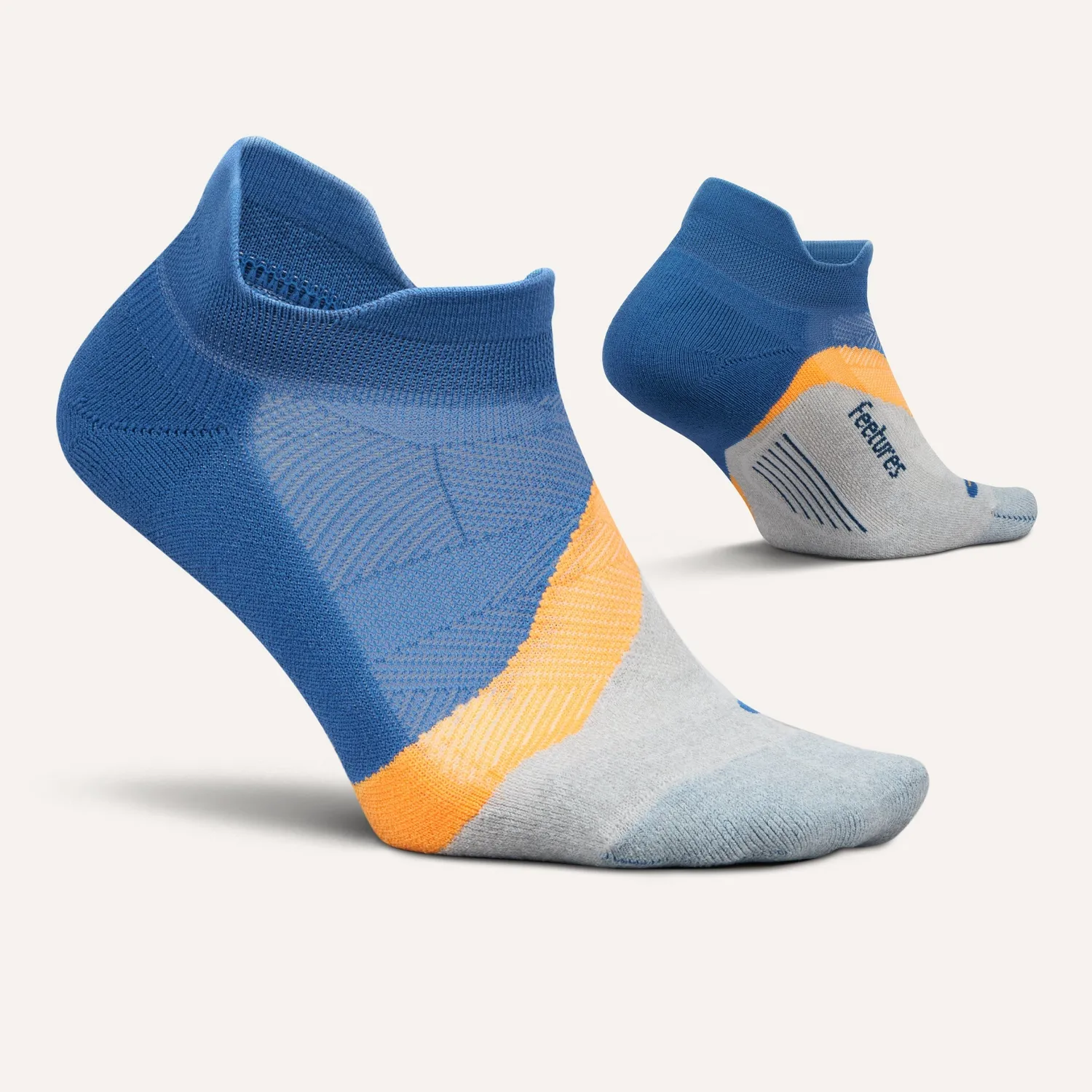 Feetures Elite Light Cushion Tab sokker Rally Blue lett