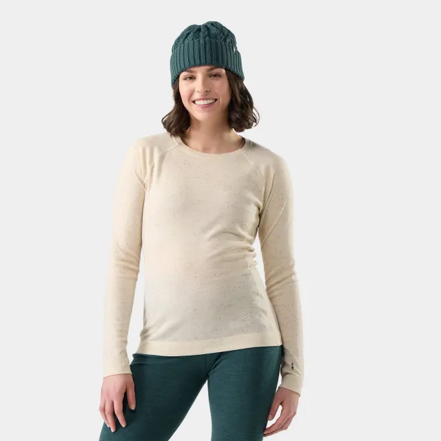 Smartwool Classic Thermal Merino ulltrøye almond donegal varm