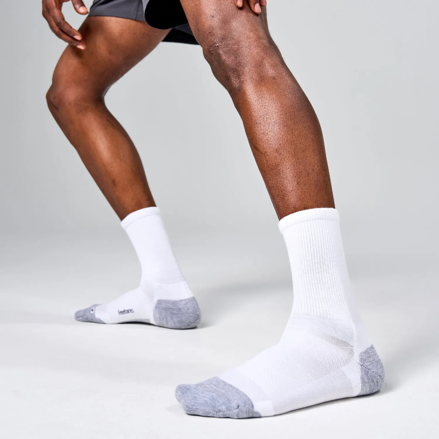 Feetures Elite Max Cushion Mini Crew sokker 3-pack hvit miks