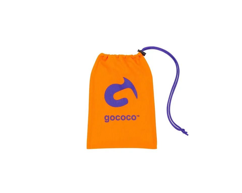 Gococo Mini Gymbag liten veske orange lilla lett