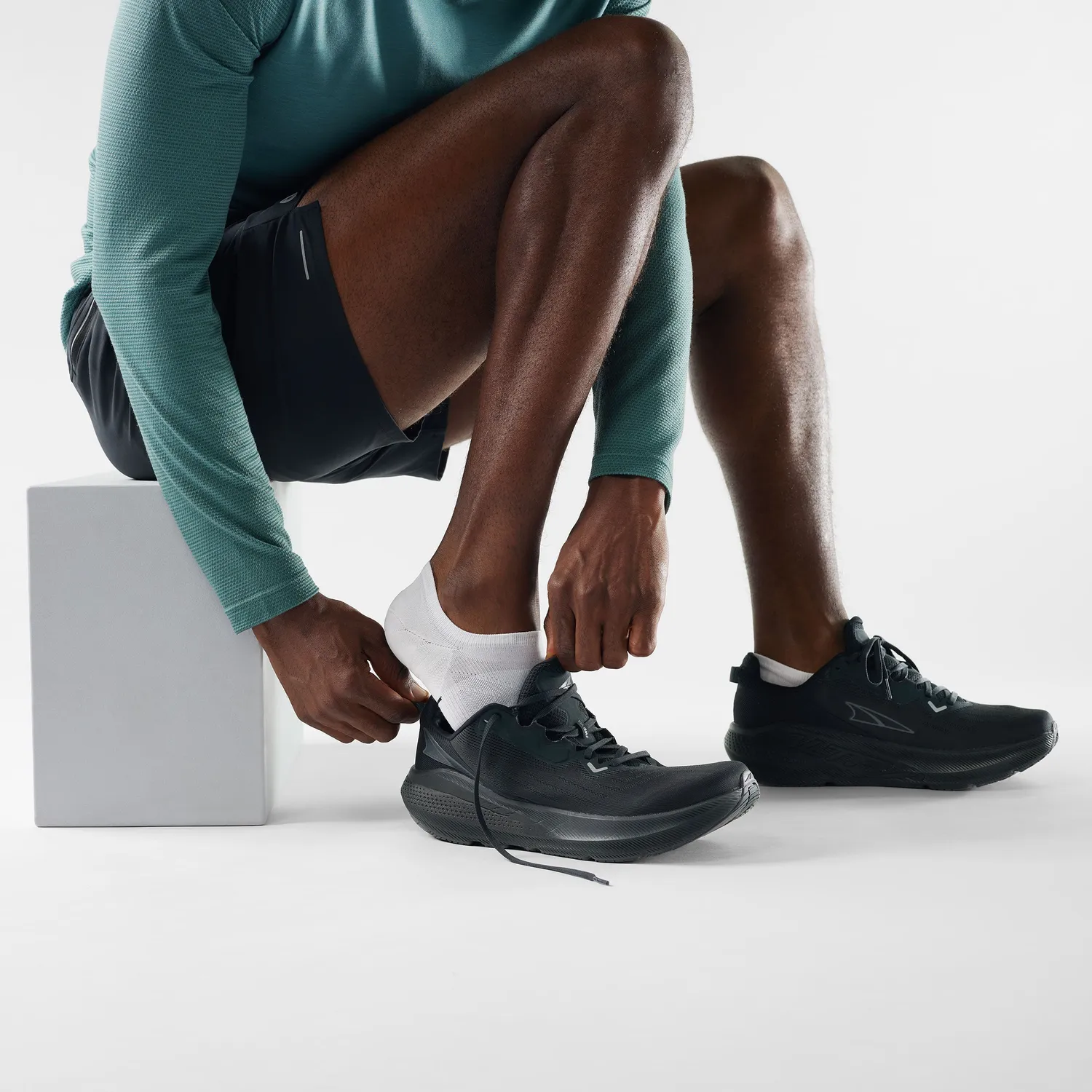 Smartwool Run No Show sokker hvit merino pustende