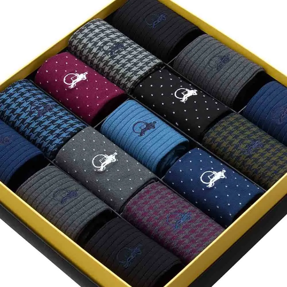 London Sock Company Dash of Class dressokker 15-pakning klassisk