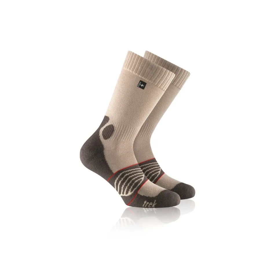Rohner Trek-Power tursokker beige varmeregulerende