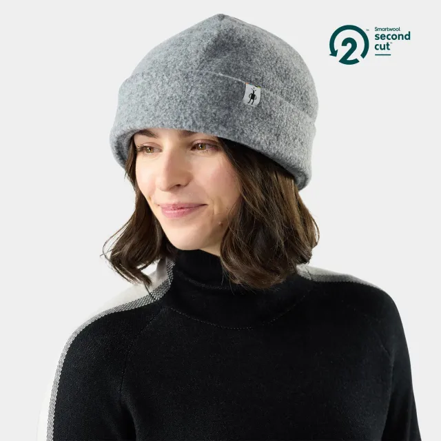 Smartwool Second Cut Fleece Beanie lue lys grå merinoull