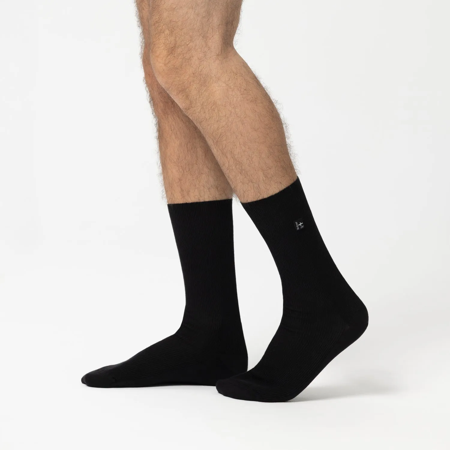 Rohner SupeR Organic Cotton sokker svart 39-40 økologisk bomull