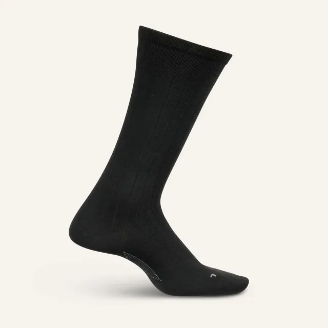 Feetures Everyday Ultra Light Crew Wide Rib sokker svart herre