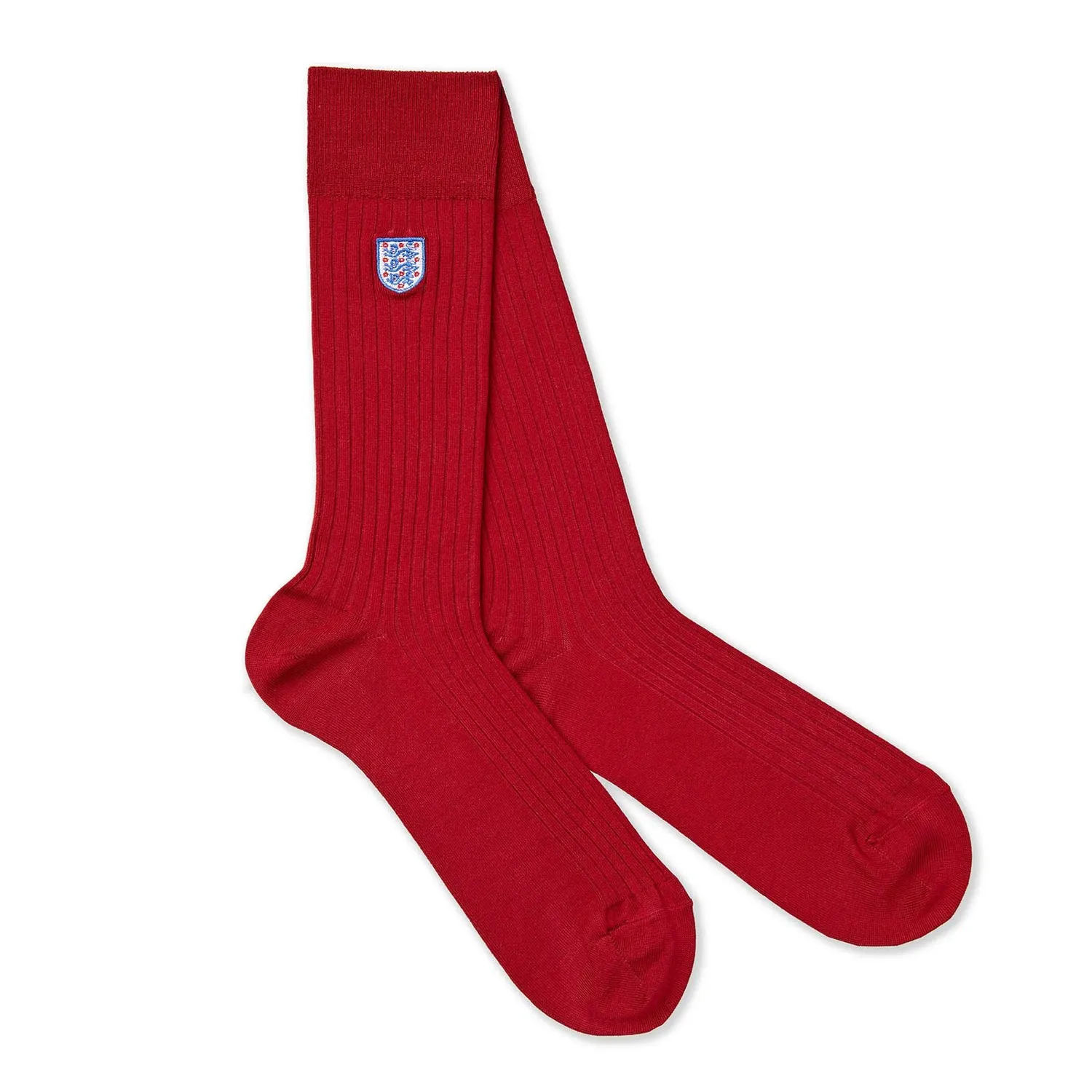 London Sock Company England FA dressokker FA Navy lisle-bomull