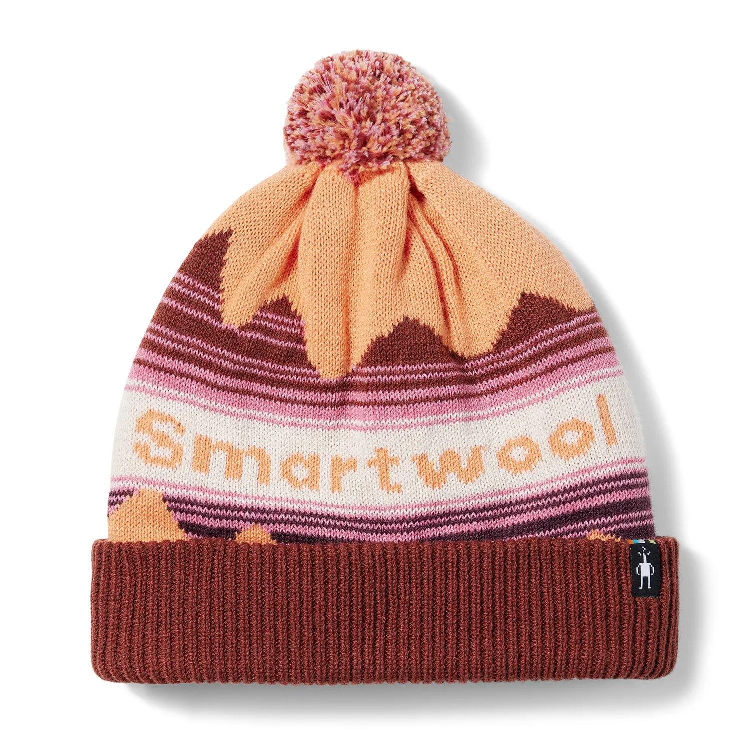Smartwool Pom Beanie vinterlue aprikos ullblanding