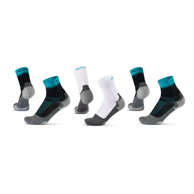 Gococo Light Sport High lopesokker svart regnbue