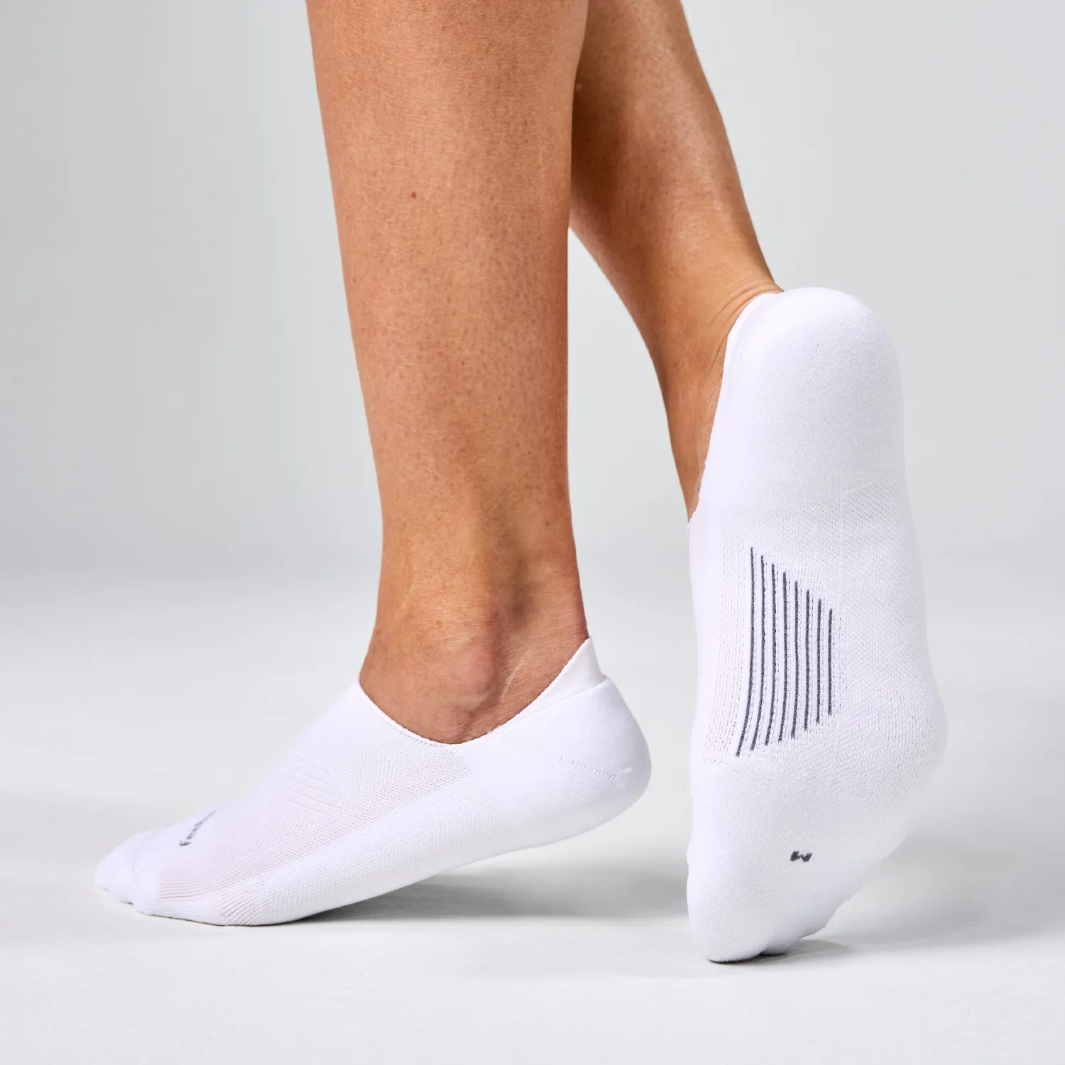 Feetures Elite Light Cushion Invisible sokker 3-pakk hvit lett
