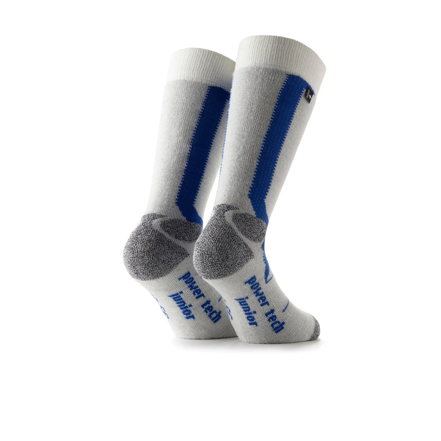 Rohner Power Tech Junior skisokker hvit 27-30