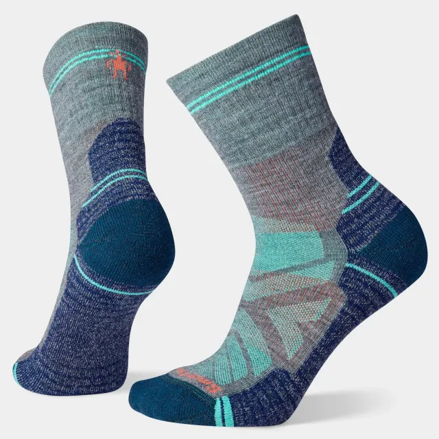 Smartwool Hike Mid Crew tursokker Medium Gray dempet