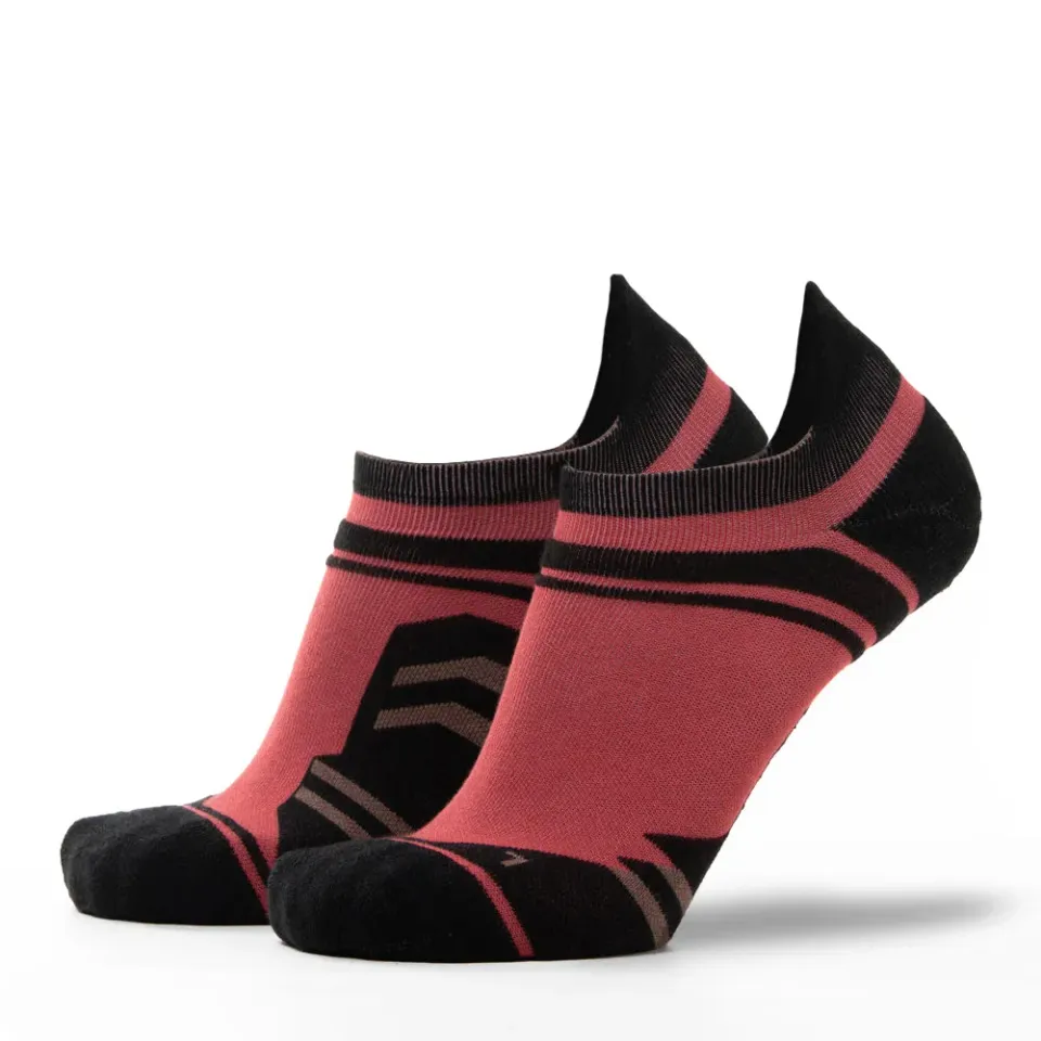 Anatag Feathered Runner Ankle ankelsokker rød/svart bomull