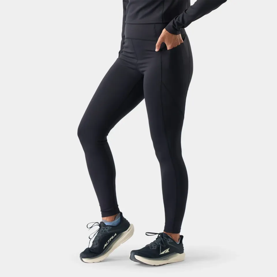 Smartwool Active Movement tights Black ull høyt liv