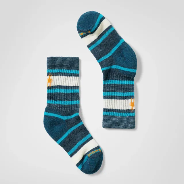 Smartwool Kids Hike tursokker twilight blue ull