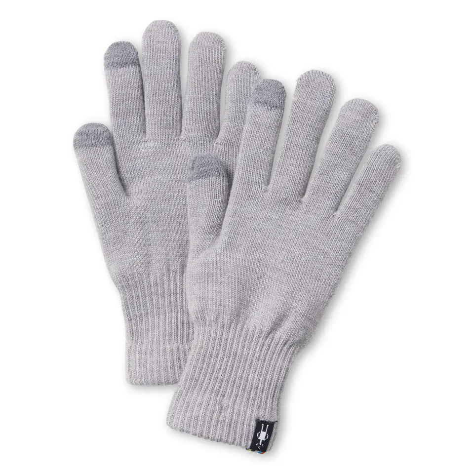 Smartwool Liner hansker light gray heather merino