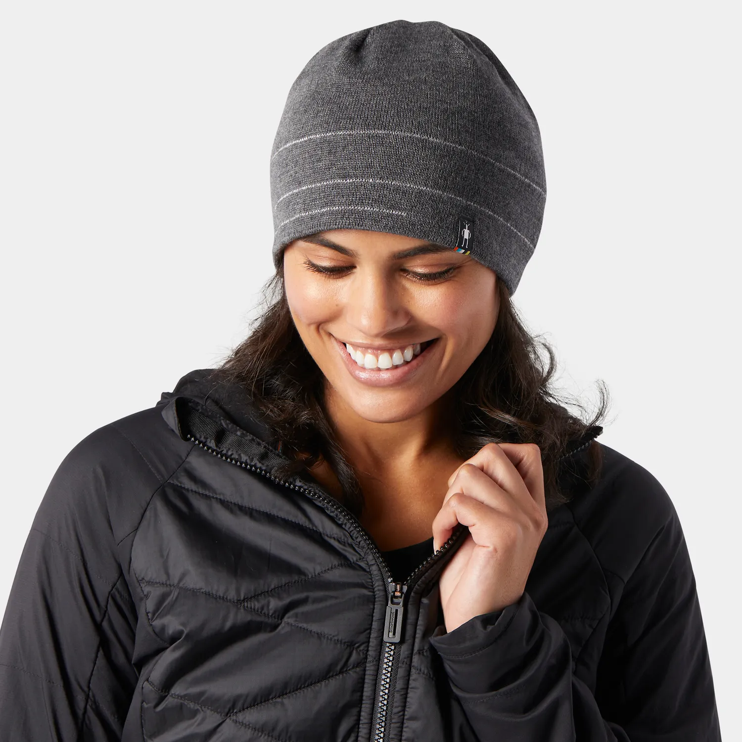Smartwool Reflective Lid lue grå merino 1FM