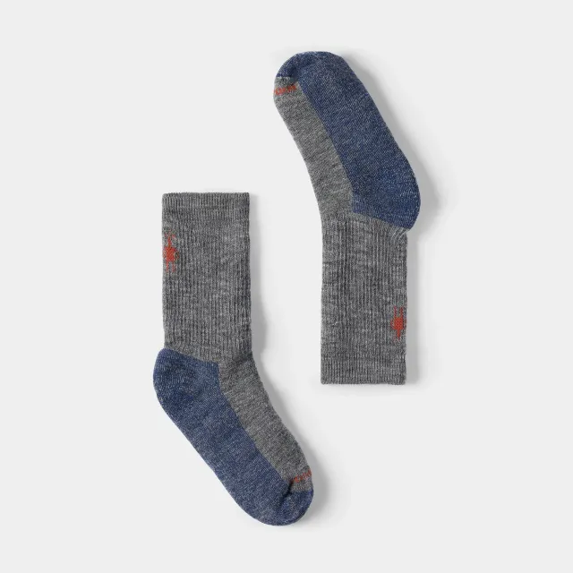 Smartwool Kids Hike Crew tursokker Medium Gray merinoull