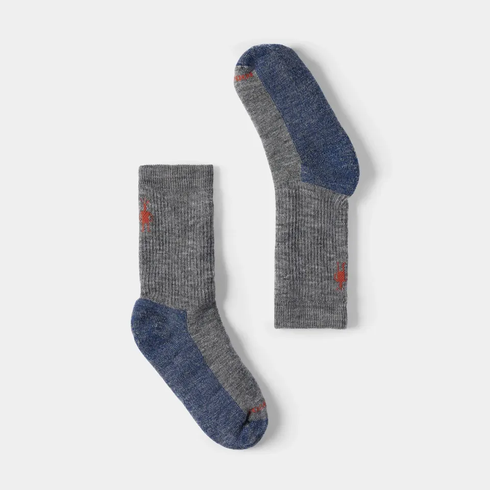 Smartwool Kids Hike Crew tursokker Medium Gray merinoull