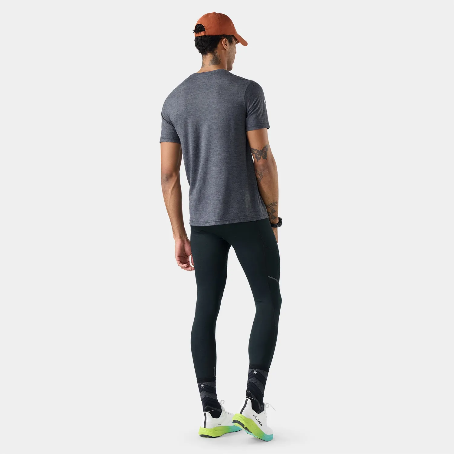 Smartwool Alpine Trace Active t-skjorte charcoal ull