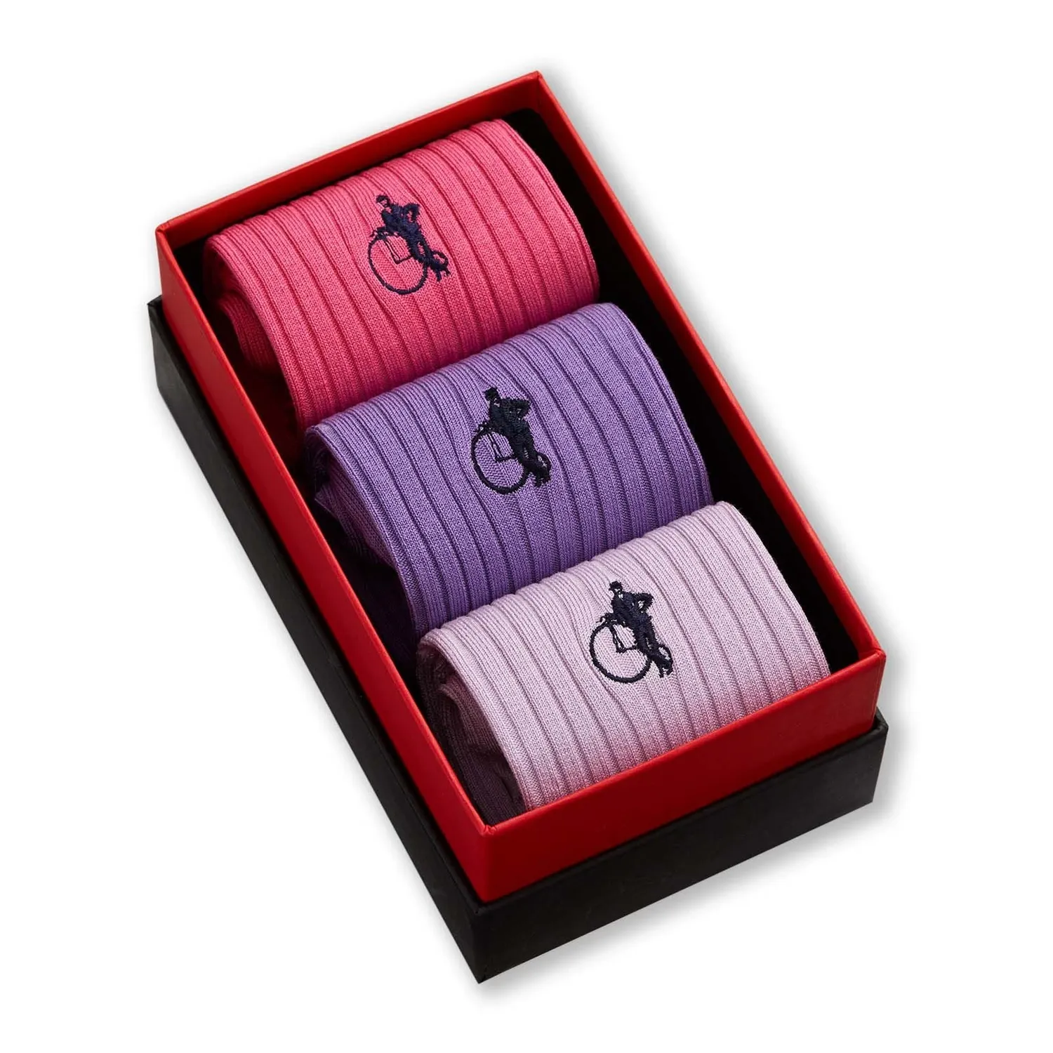 London Sock Company Simply Pastels I sokker 3-pack pastell