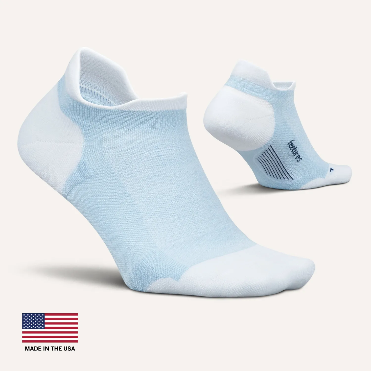 Feetures Elite Golf Max Cushion Tab golfsokker hvit tykk