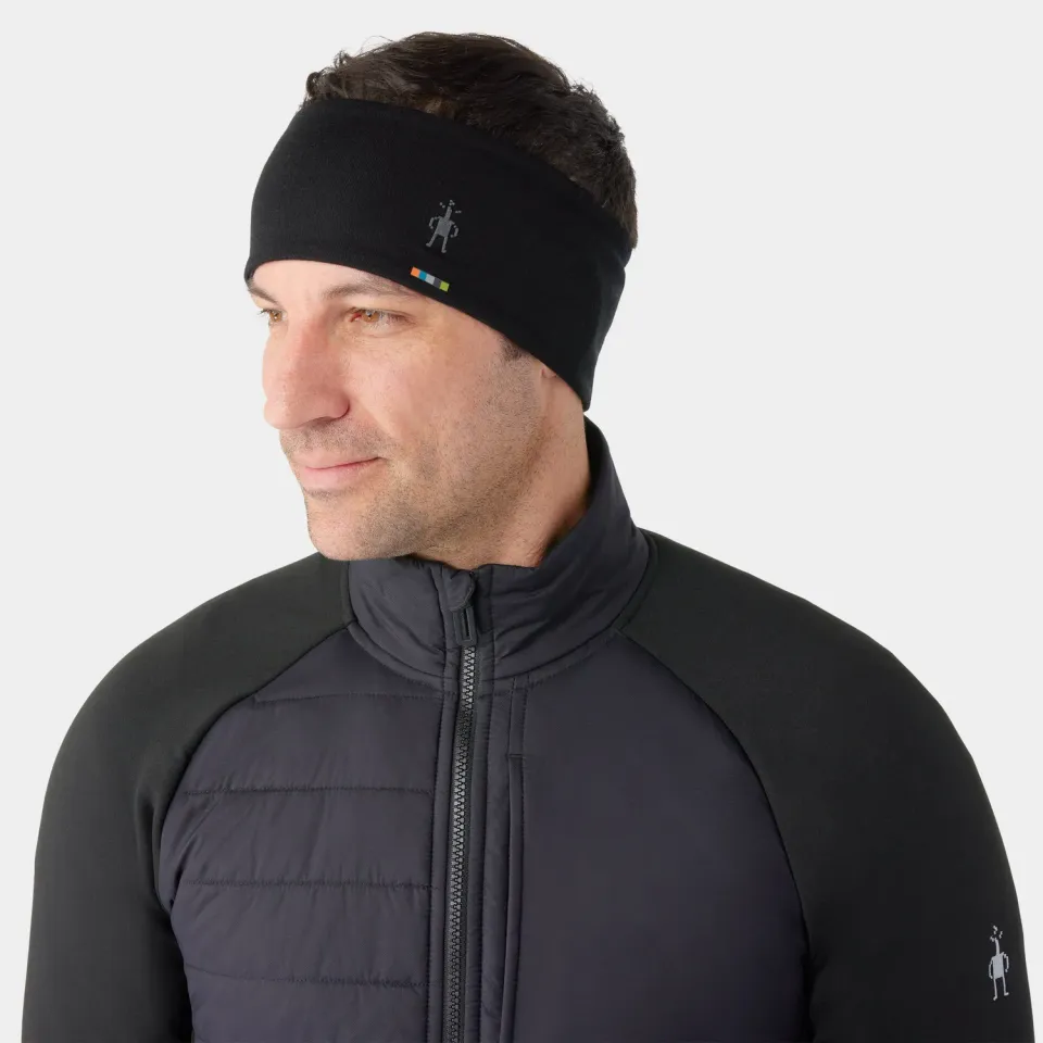 Smartwool Thermal Reversible pannebånd Black Charcoal vendbar
