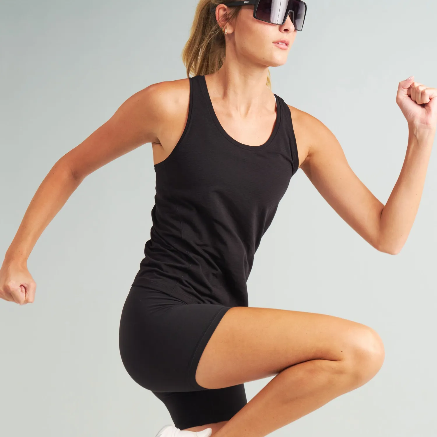 Feetures Stride Flex Performance Tank singlet Bloom pustende dame