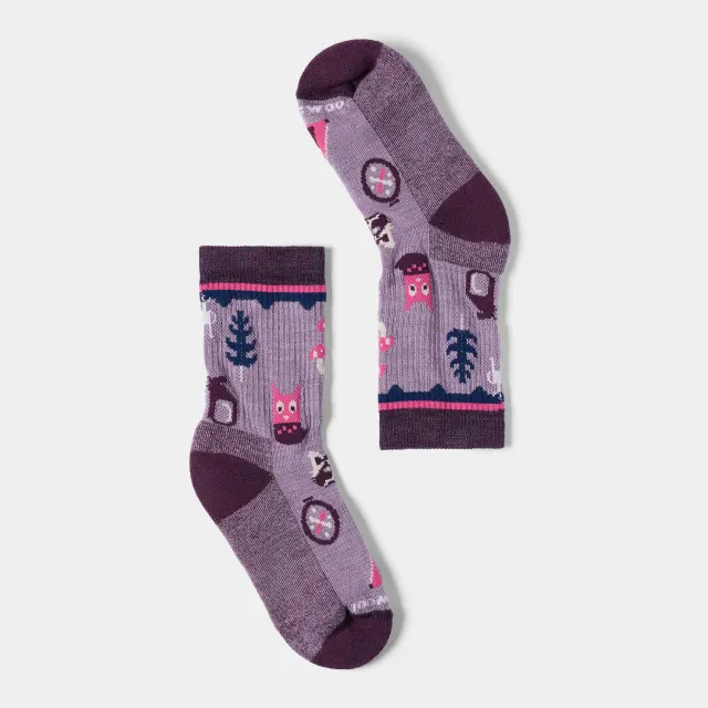 Smartwool Hike Critter Cache tursokker purple dawn barn