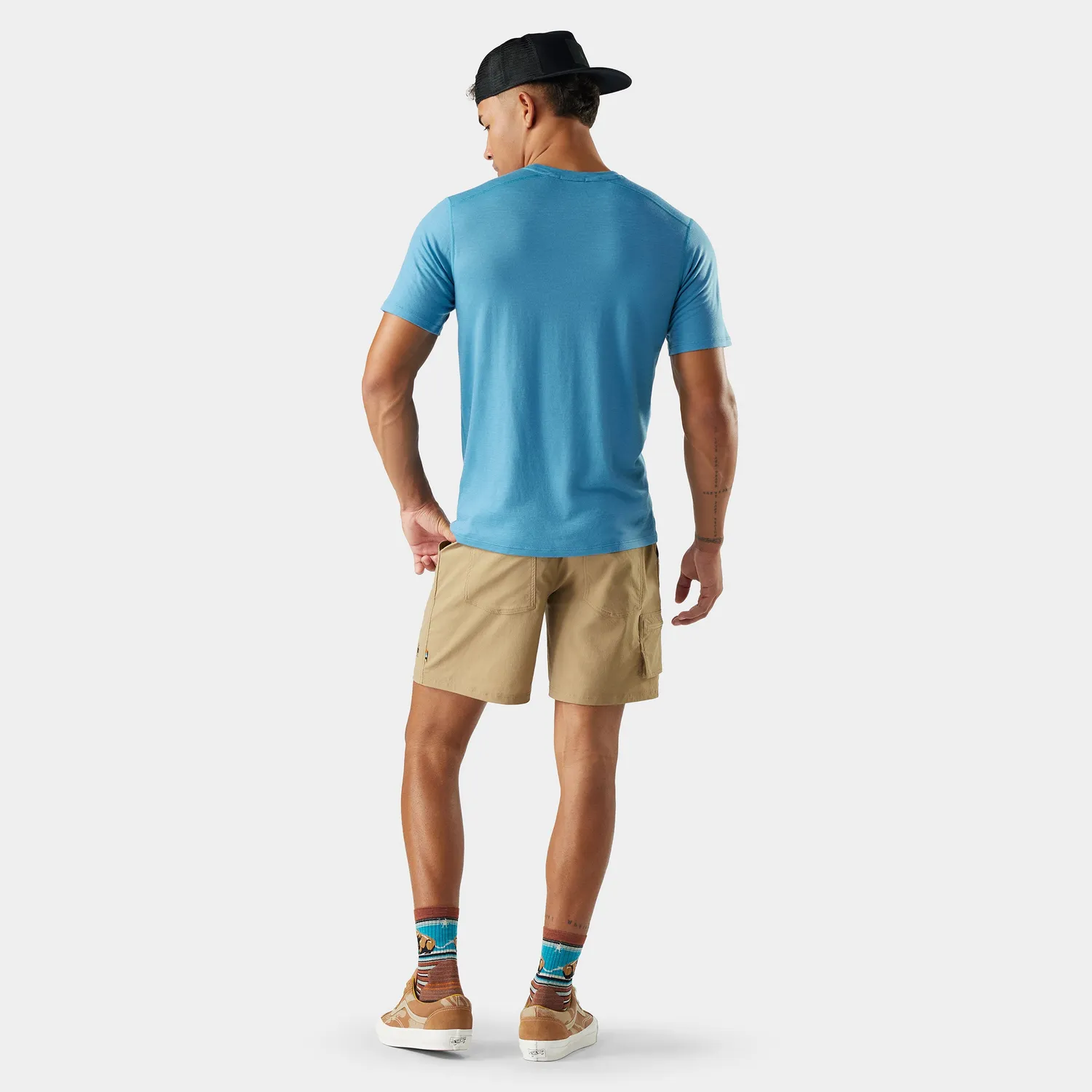 Smartwool Merino t-skjorte mineral blue ull