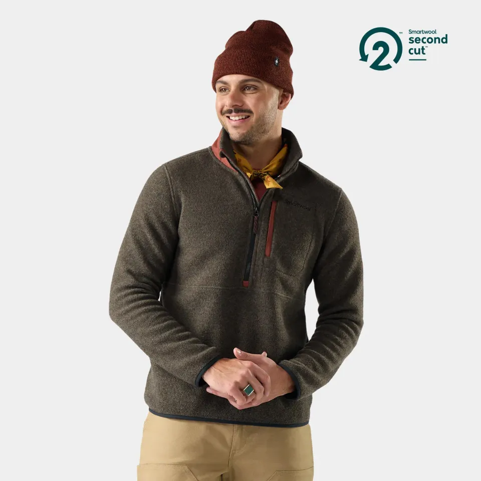 Smartwool Fleece 1/2 Zip fleecegenser burnt sienna ull