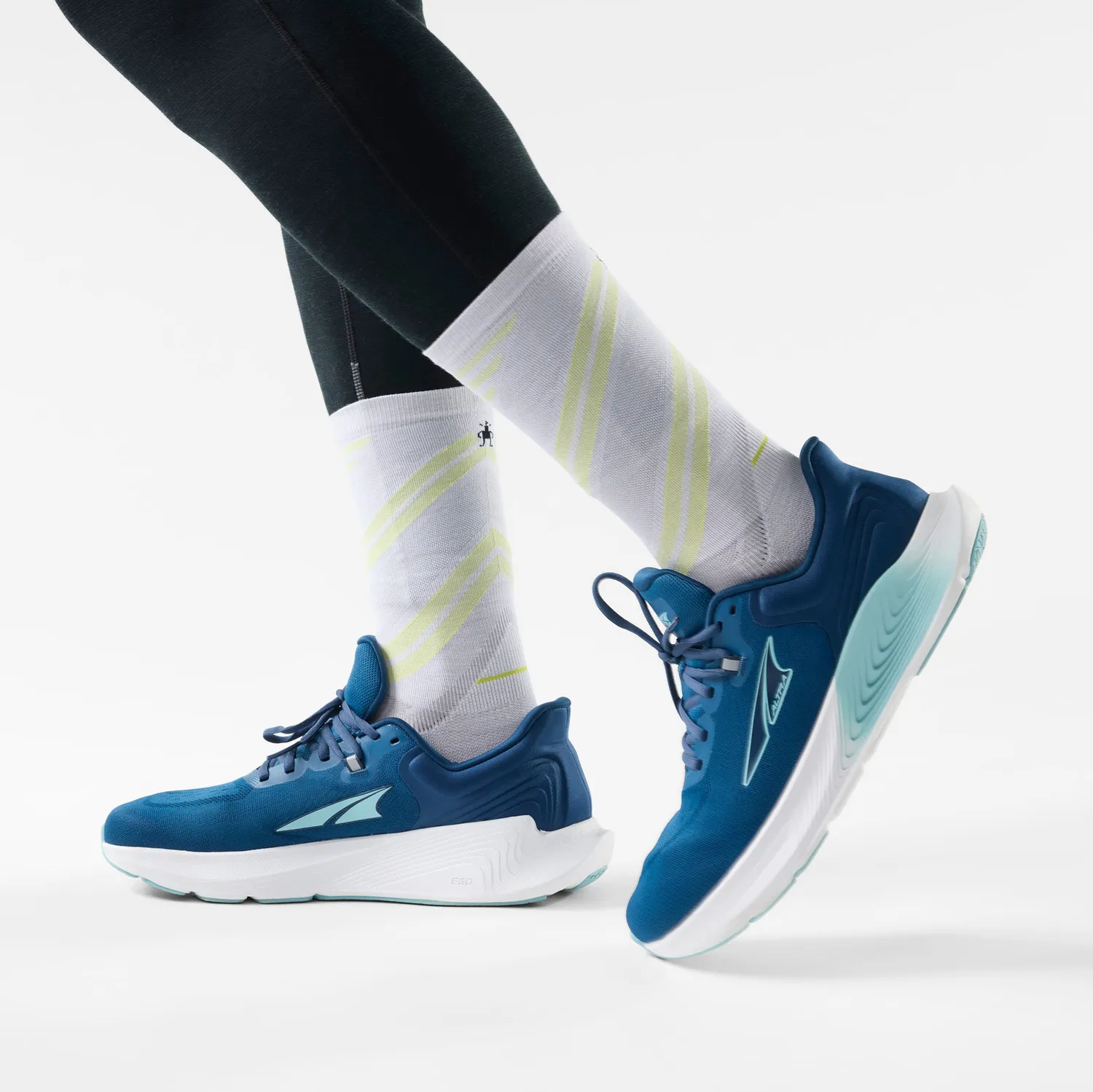 Smartwool Run Crew løpesokker hvit tynne