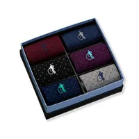 London Sock Company Spot of Style sokker 6-par prikker