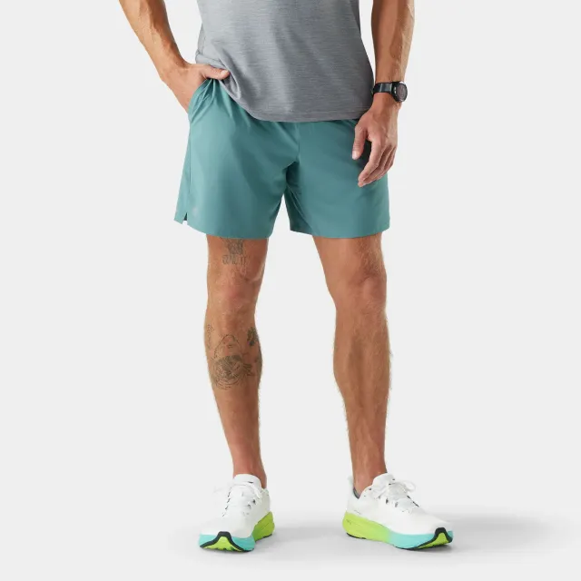Smartwool Active 7" shorts Dusty Teal herre