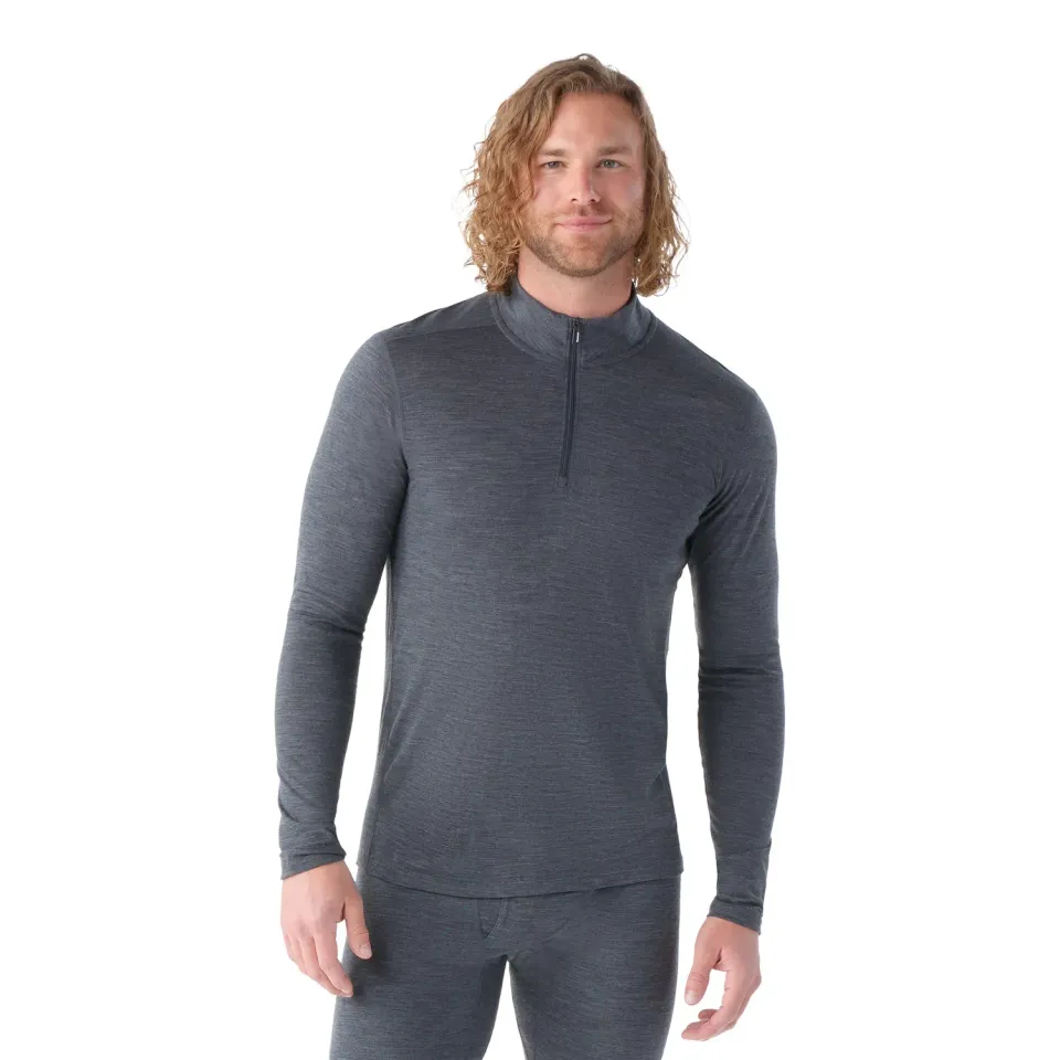 Smartwool Classic All-Season 1/4 Zip genser iron heather
