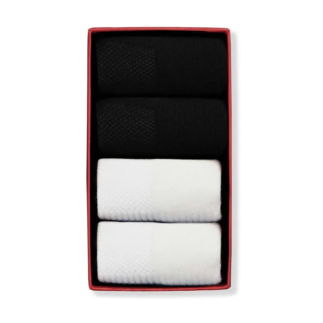 London Sock Company Simply Active Ankle sokker 4-pack hvit