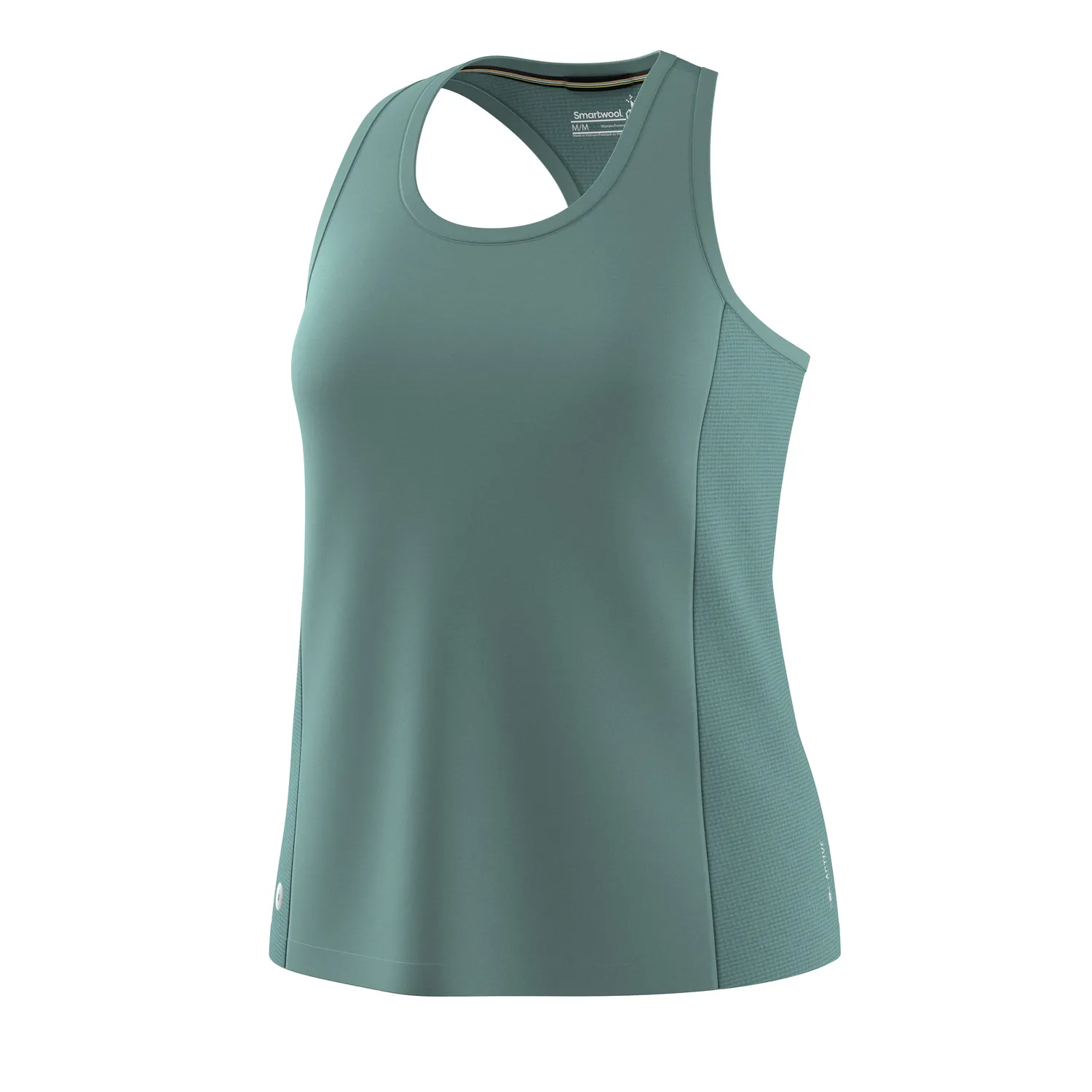 Smartwool Active Mesh Racerback Tank singlet Dusty Teal lett