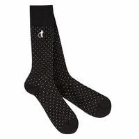London Sock Company Spot of Style sokker prikkemønster bomull