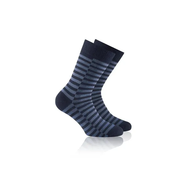 Rohner Fashion Marine/Jeans sokker temperaturutjevnende