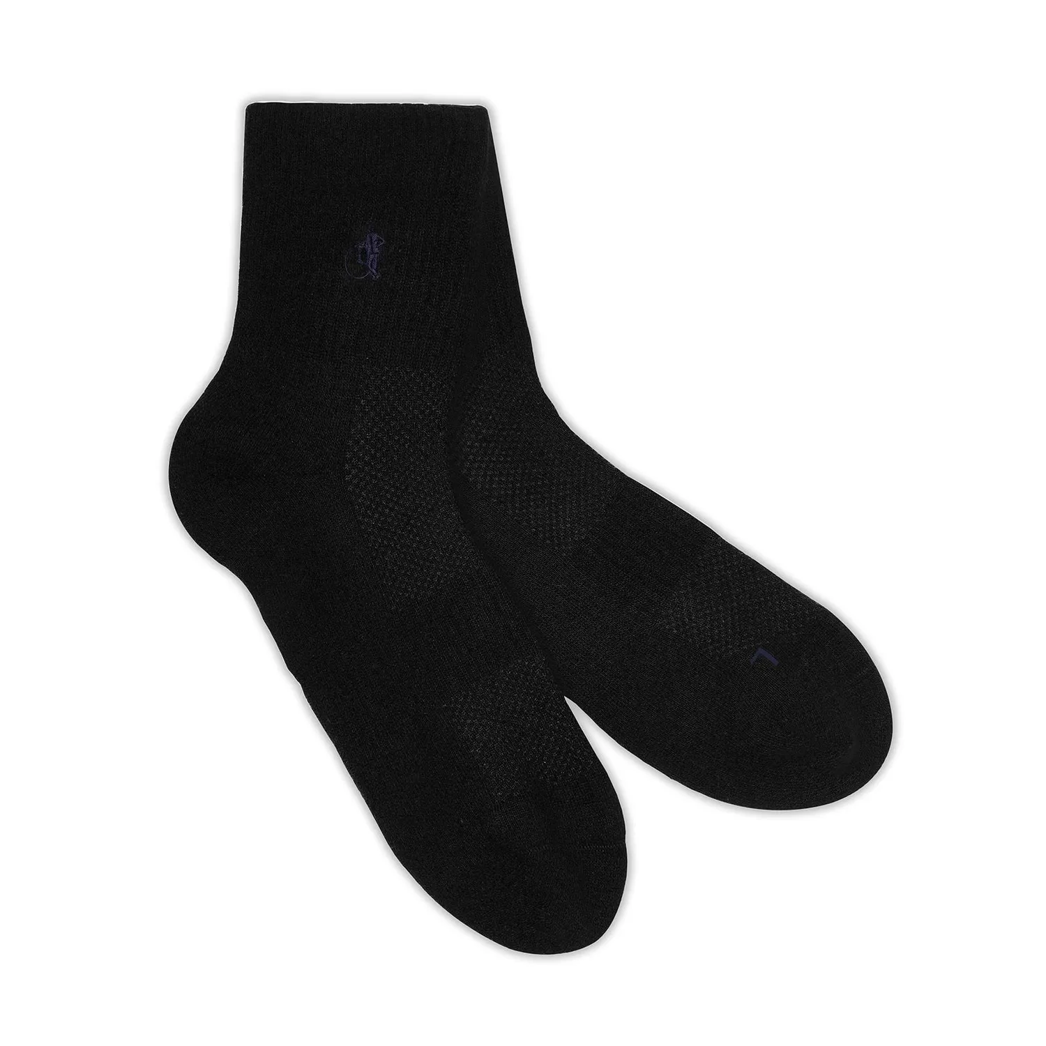 London Sock Company Simply Active Quarter sokker 4-pak hvit svart