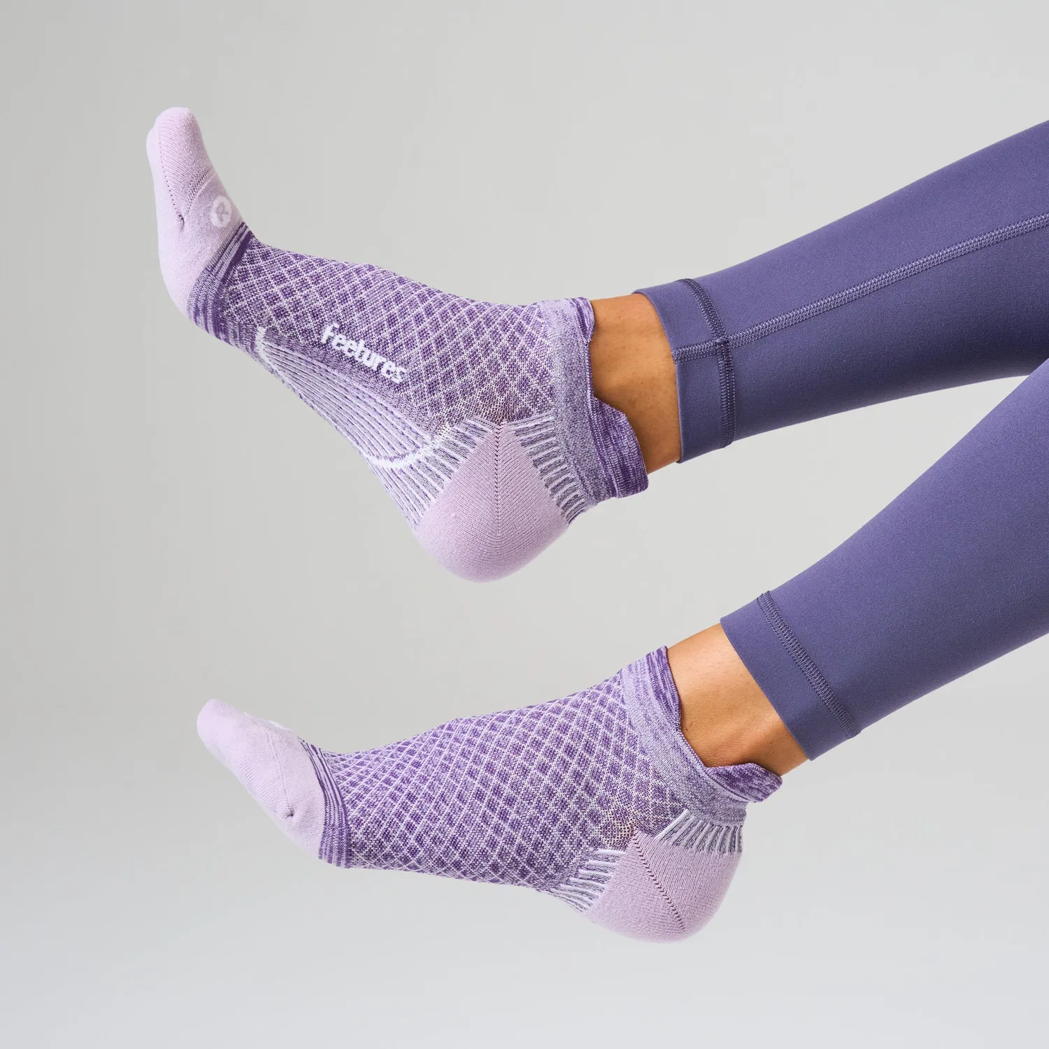 Feetures Plantar Fasciitis Relief Tab sokker lett demping