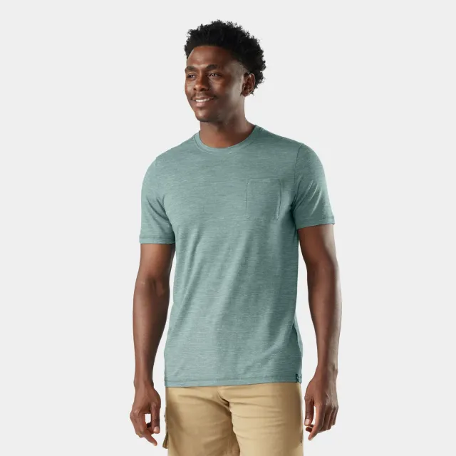 Smartwool Merino Hemp Pocket Tee t-skjorte dusty teal