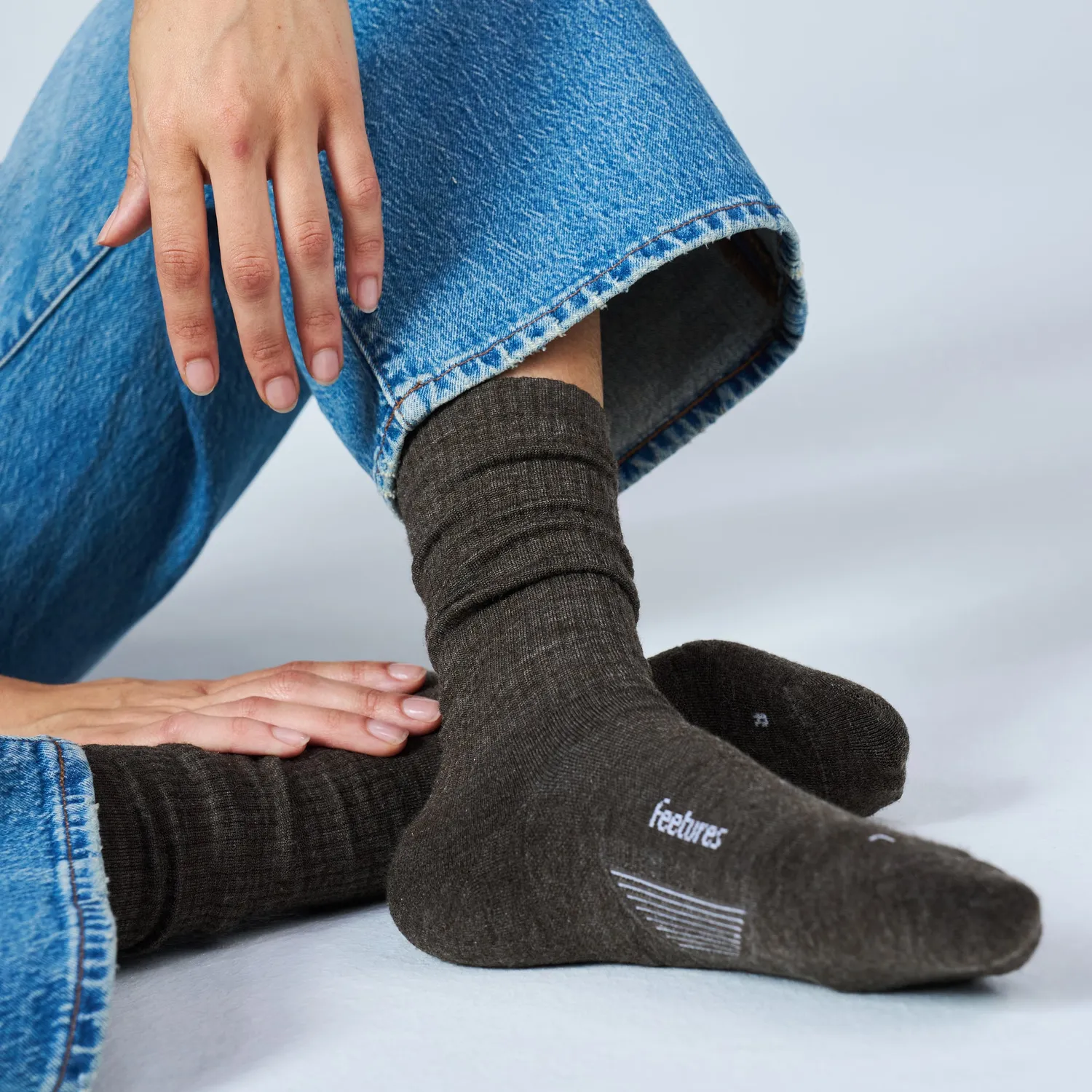 Feetures Merino 10 Max Cushion Crew sokker 3-pack merinoull
