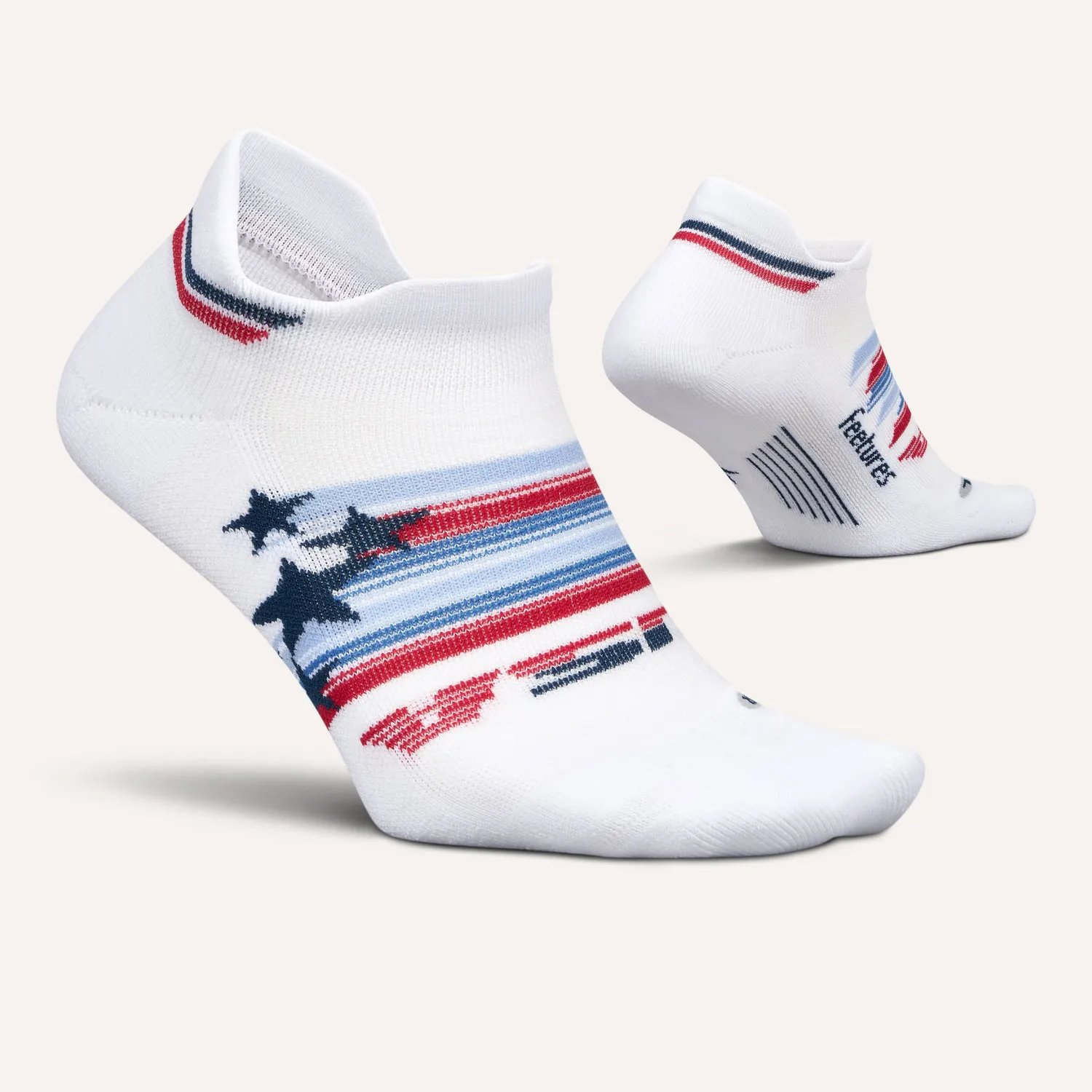 Feetures Elite Light Cushion Tab sokker Spangled tynn