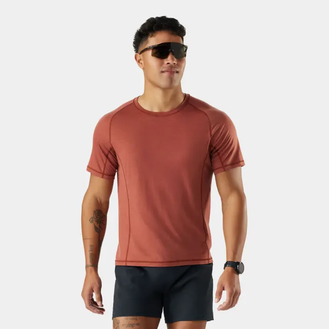Smartwool Active Ultralite Short Sleeve t-skjorte Burnt Sienna