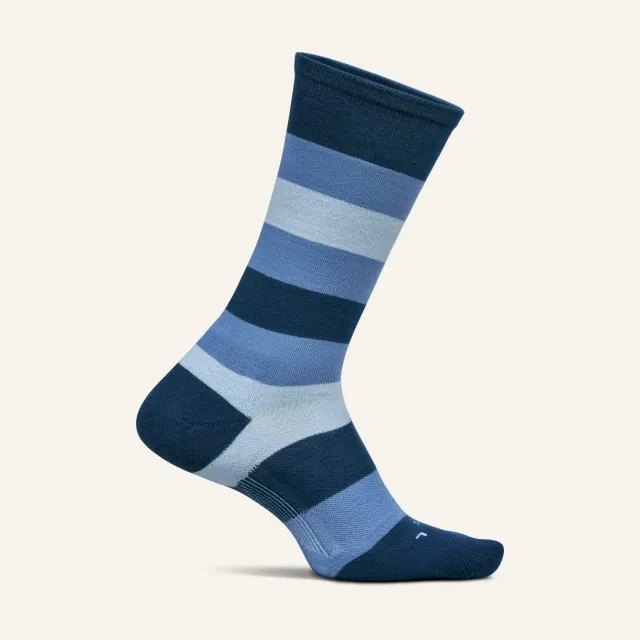 Feetures Everyday Max Cushion Crew sokker Primary Stripe Denim